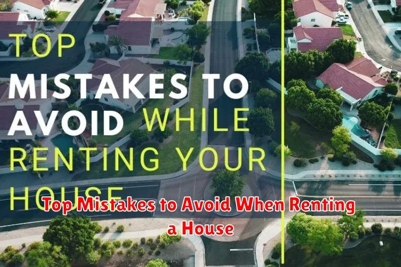 Top Mistakes to Avoid When Renting a House