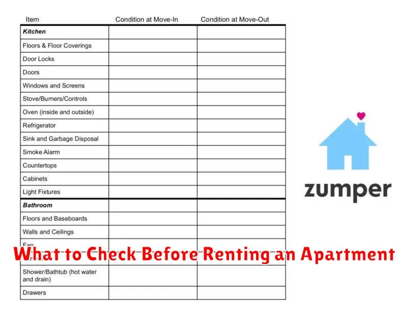 What to Check Before Renting an Apartment